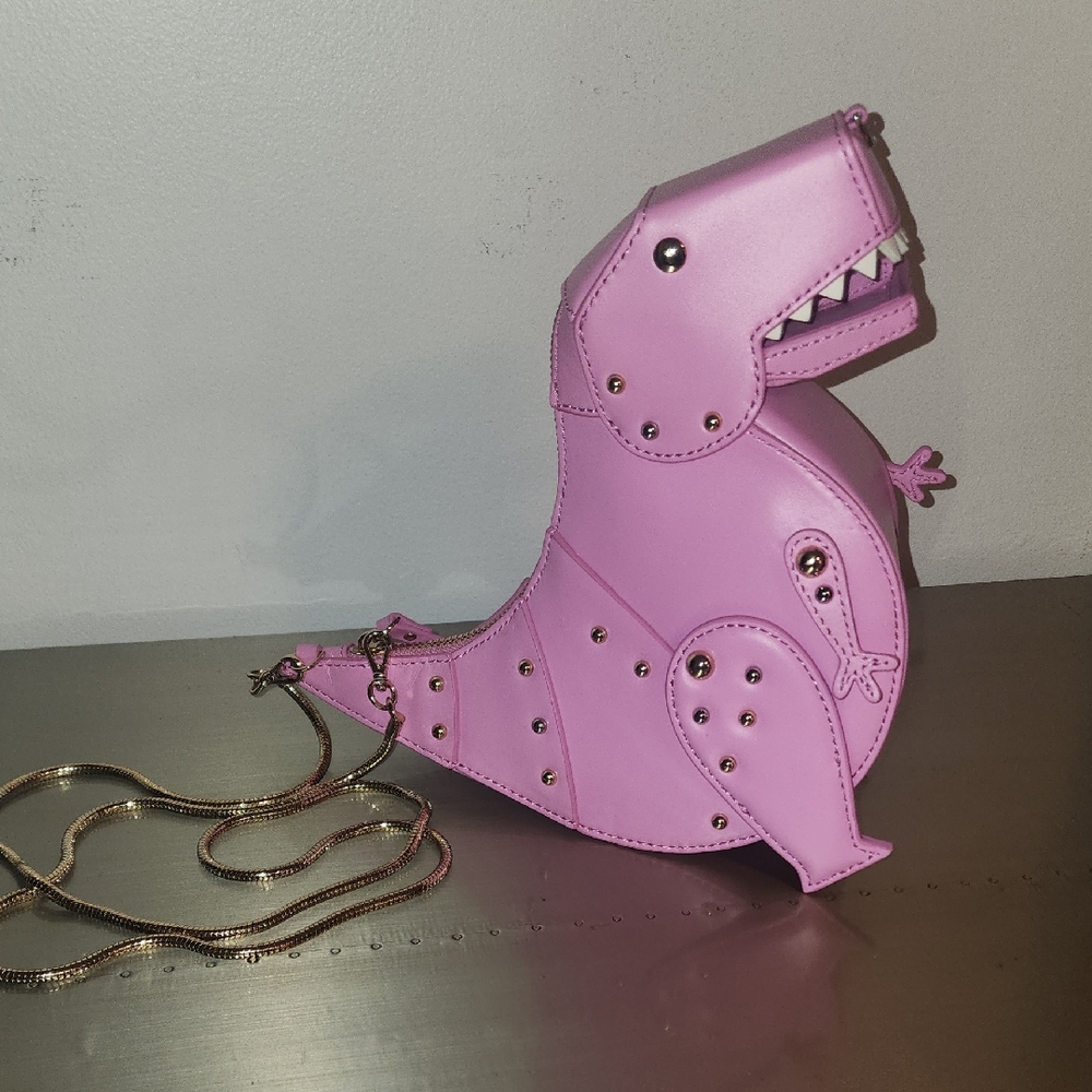 Kate Spade Pink Dinosaur-Shaped Crossbody Bag